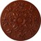 Ekena Millwork Baile Ceiling Medallion (Fits Canopies up to 6"), Hand-Painted Firebrick, 31 1/4"OD x 2 1/4"P CM31BAFIF - alternate 1